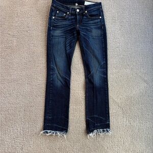 Rag & Bone Santiago cropped jeans, size 25